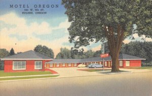 Eugene, Oregon MOTEL OREGON Roadside 1950 Linen Walter Dennis Vintage Postcard