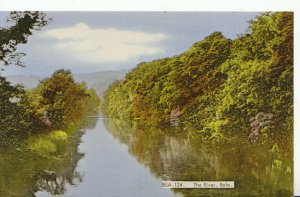 Wales Postcard - The River - Bala - Merionethshire - Ref 9544A