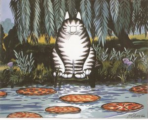 Kliban's Cats, by B. Klñiban.  Meditating Modern Am.erican ...
