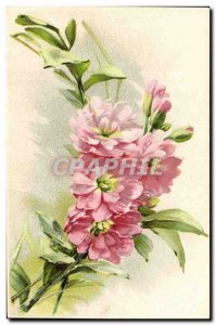 Old Postcard Fantasy Flowers