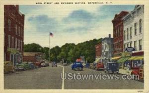 Main Street Waterville NY Unused