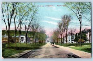 Montreal Quebec Canada Postcard Mc Gill University c1910 Antique Unposted