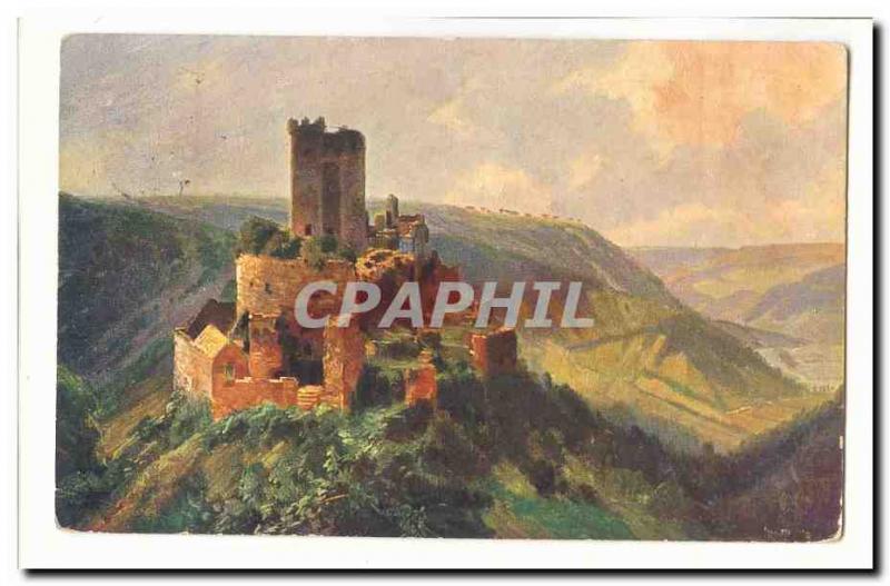 Postcard Ancient Ruins of Mosel Ehrenburg