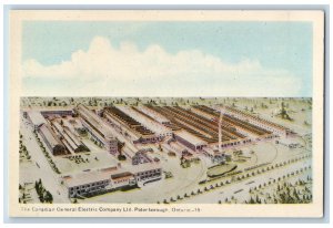 Peterborough Ontario Canada Postcard Canadian General Electric Company c1930's