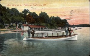 Baltimore Maryland MD Steamer Boat Patapsco c1910 Postcard