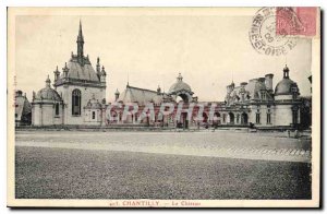 Old Postcard Chantilly Chateau