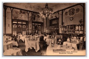 Montreux-Palace Hotel Restaurant Interior Switzerland UNP DB Postcard Y11