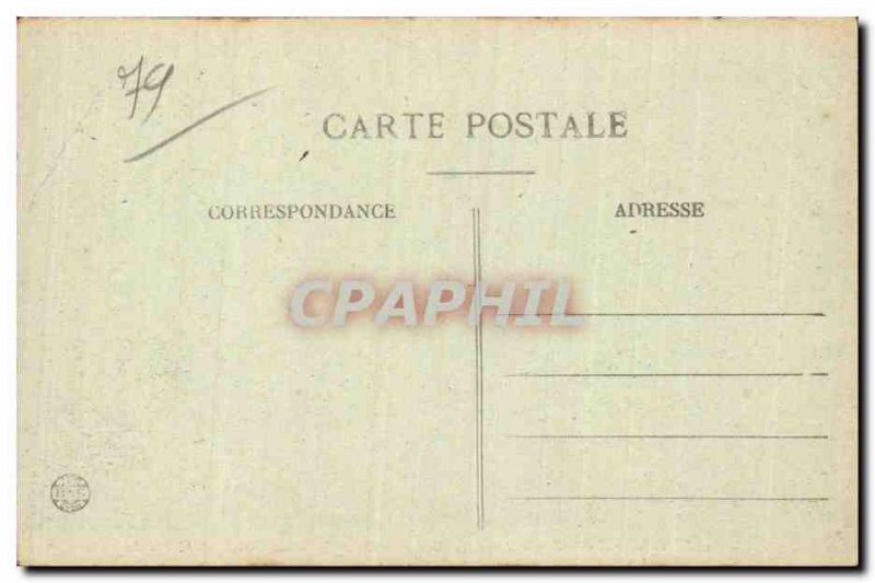 Old Postcard Saint Maixent Military School Pavilion colonel Post