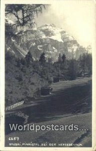 Real Photo Stubai Pinnistal Bei Herzebenalm Austria 1933 