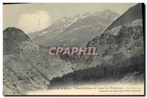 Old Postcard Surroundings Of The Grave Villard D & # 39Arene And Massif Du Co...