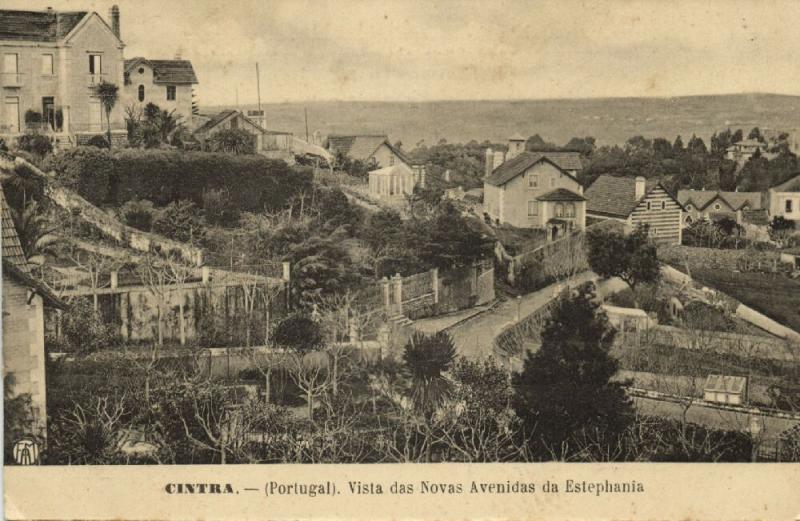 portugal, CINTRA, Vista das Novas Avenidas da Estephania (1910s)