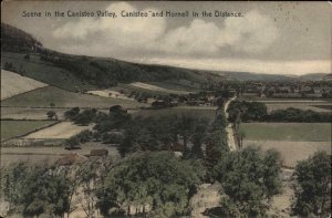 Canisteo New York NY Canisteo Valley Hornell in Distance c1910 Postcard