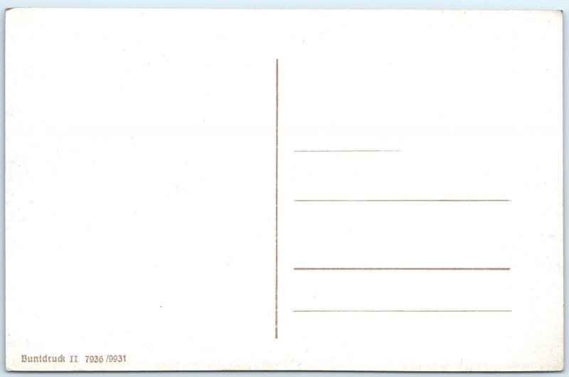 c1910s Berlin, Germany National Gallery Museum Neoclassical Columns Stairs A356