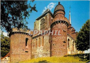 Postcard Modern Toucy Yonne Tours Church