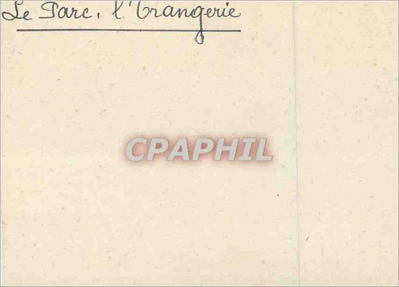 Postcard Modern Park Orangery Versailles