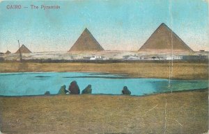 Egypt Cairo the Pyramids Post card 