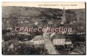 Postcard Old Saint-Julien-du-Sault Vue Prize De Vauguilain