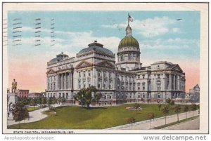 Indiana Indianapolis State Capitol 1921