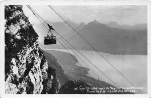 BF40423 veyrier du lac d annecy menthon et massif france cable train teleferique