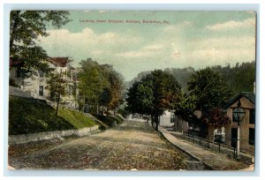 c1910 Looking Down Shippen Avenue, Emlenton, Pennsylvania PA Antique Postcard