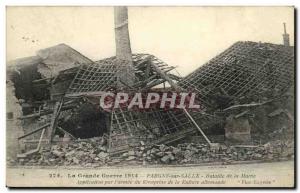 Old Postcard Army Pargny sur Saulx Application by army of the Crown Prince of...