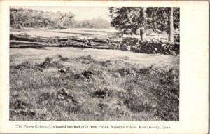 Prison Cemetery, Newgate Prison, East Granby CT Undivided Back Postcard M74