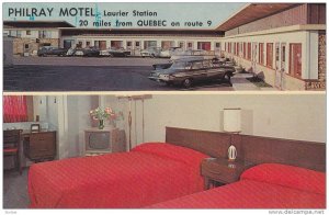Philray Motel , Laurier Station , Quebec , Canada , 40-60s