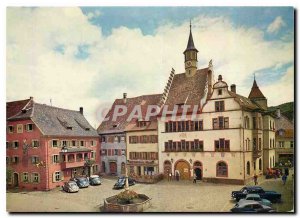 Postcard Modern Faustsadt Marktplatz Staufen Breisgau