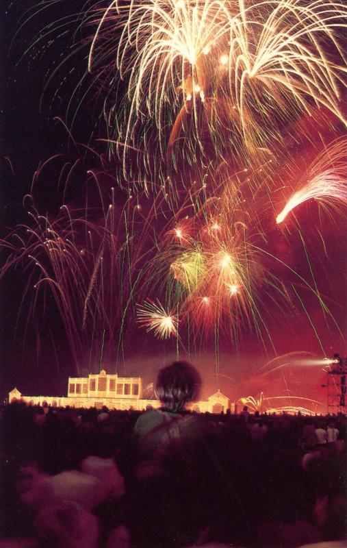 UK - England, London. Hyde Park, Fireworks on July 28, 1981 (Eve of Royal Wed...