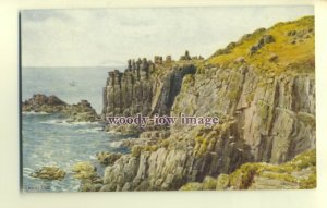ar0297 - The Cliffs & Rocks, at Lands End *2191. Artist - A R Quinton - Postcard