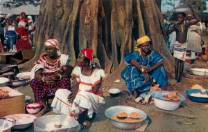 Senegal market sellers scene ethnic types 1965