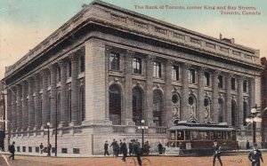 TORONTO, Ontario, Canada, PU-1911; The Bank Of Toronto, Corner King & Bay Street