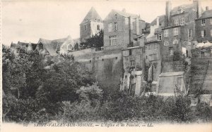 Lot303 l eglise et les falaises saint valery sur somme france