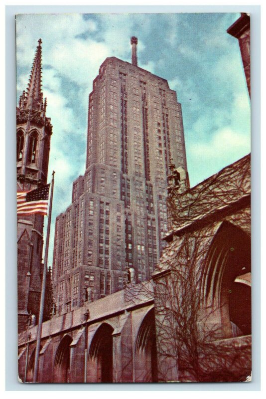 Palmolive Building Michigan Ave Chicago Illinois Vintage Postcard P94 