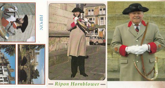 George Pickles Legendary Ripon Hornblower 3x Postcard s