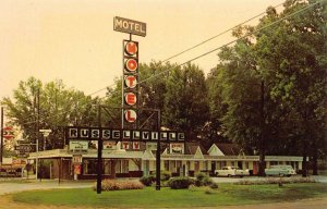 Postcard Russellville Motel U.S. Highway 64 West in Russellville Arkansas~129915