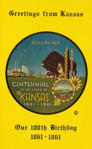 Kansas Greetings Official Kansas Centennial Seal
