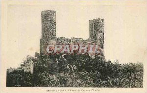 Postcard Ancient Ruins Barr surroundings of Chateau Andlau