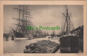 Germany Postcard - The Harbour, Hamburg  RS29206
