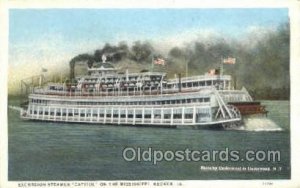 Capitol, Keokuk, Iowa, USA Steamboat, Ship Unused 