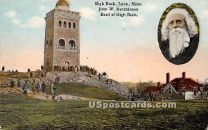 John W Hutchinson Bard of High Rock - Lynn, Massachusetts MA Postcard