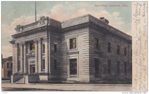 Post Office, ZANESVILLE, Ohio, PU-1908