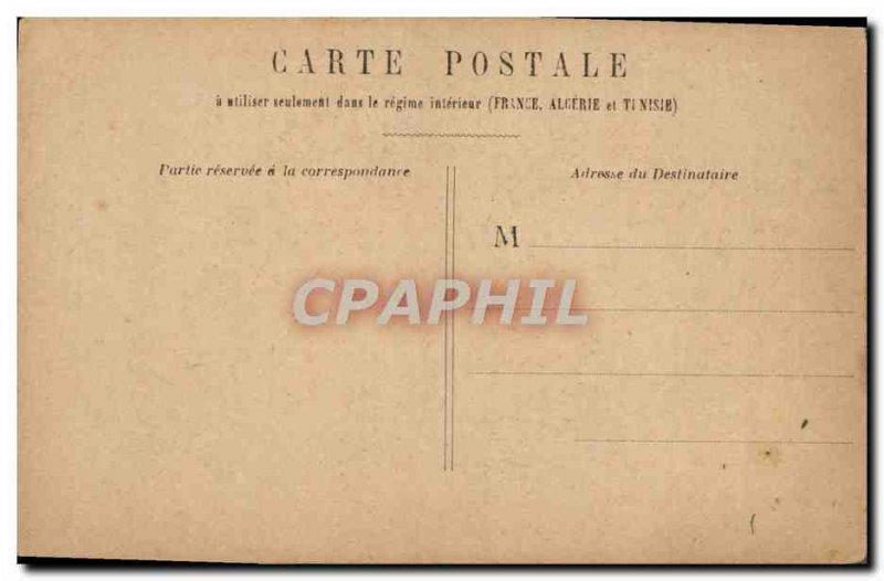 Old Postcard Paris Arc de Triomphe
