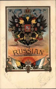 Russia Coat of Arms Heraldic TUCK #3326 Russian Empire Patriotic c1900 Postcard