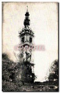 Belgie Belgium Mons Old Postcard The Belfry