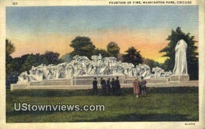 Fountain of Time, Washington Park - Chicago, Illinois IL