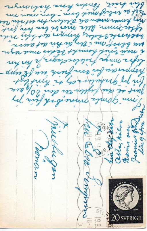 POSTCARD. SWEDEN. Stockholm: Kungsgatan.