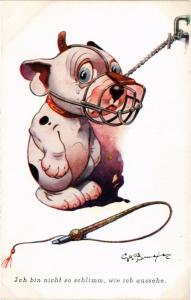 CPA AK Studdy BONZO dog No. 1526-2 Ich bin so schlimm, wie ich aussehe (305673)