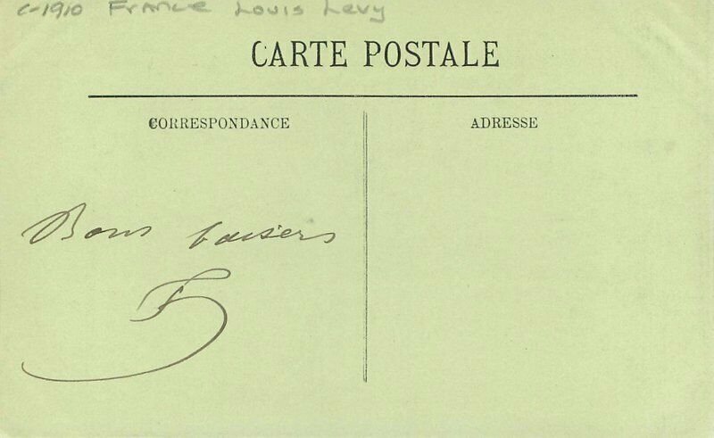 France C-1910 Louis Levy Le Bois de Boulogne #1589 Postcard 22-3768