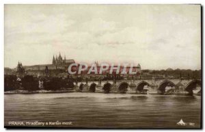 Postcard Old Prague Hradcany a Karluv